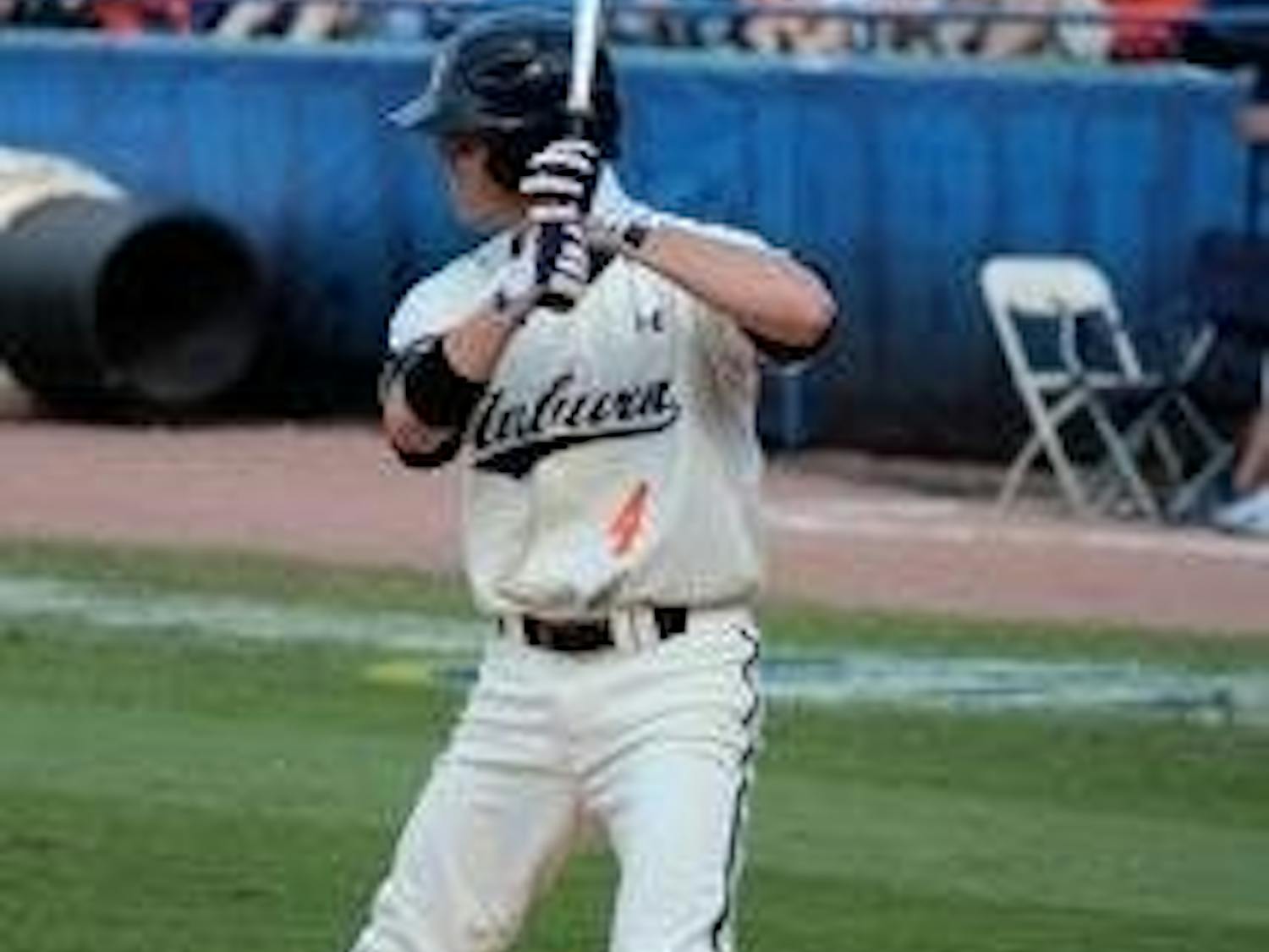 Ryan Tella at bat. (Ali Jenkins / WRITER)