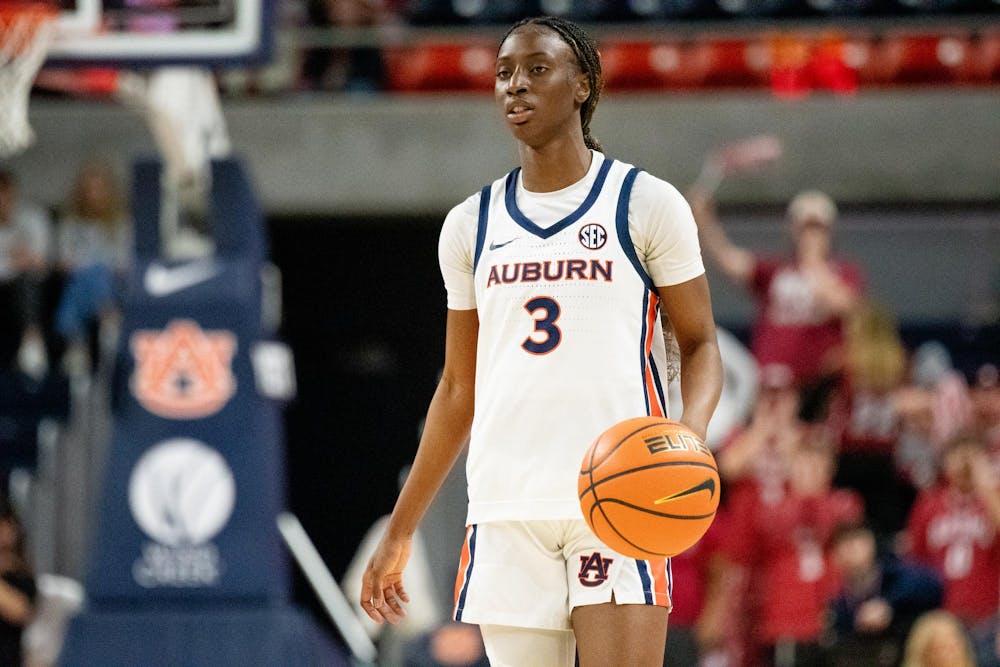 <p>Auburn player Harissoum Coulibaly at the game against Alabama University on January 15, 2026.</p>