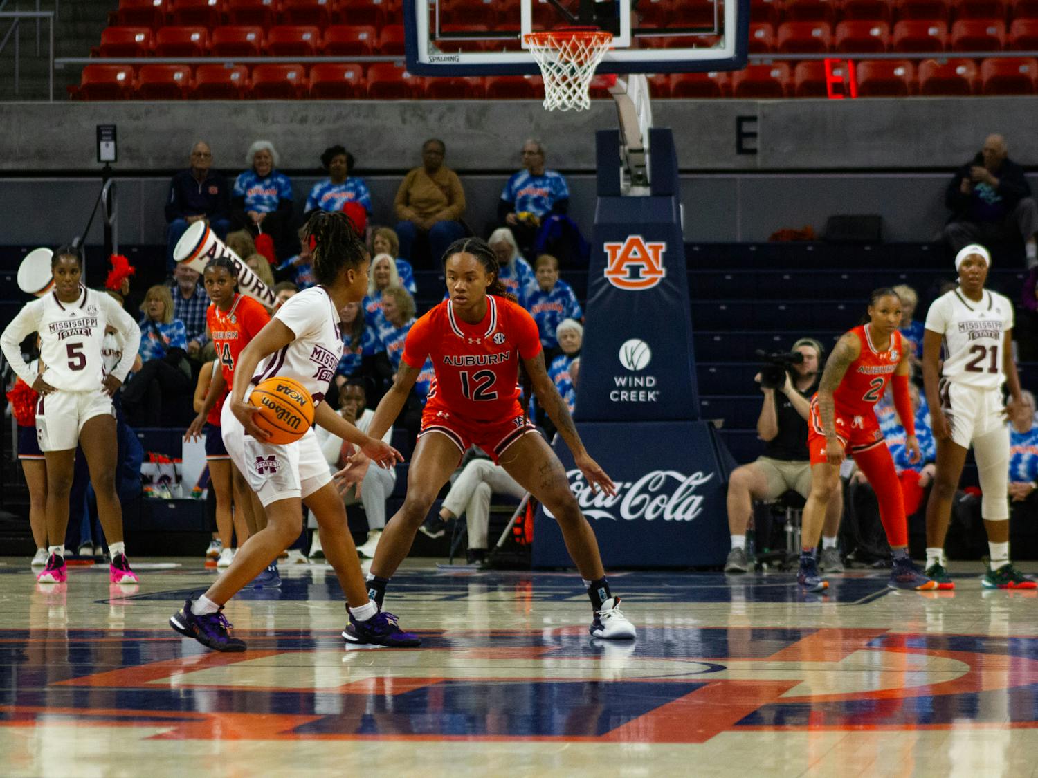 Mar'shaun Bostic (#12) Women's Basketball vs Mississippi State, Feb 29, 2024