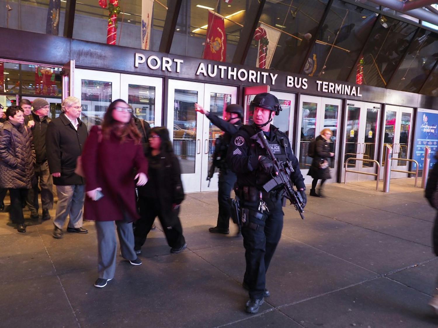 Explosion at the Port Authority