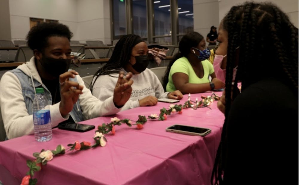 <p>Auburn Black Student Union holds a speed dating event.&nbsp;</p>