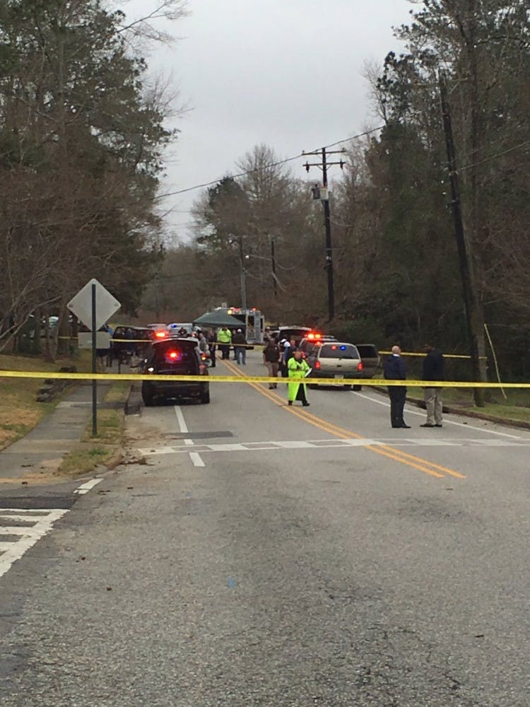 A police chase has ended in a crash near&nbsp;Gay Street and Brookside Drive.&nbsp;