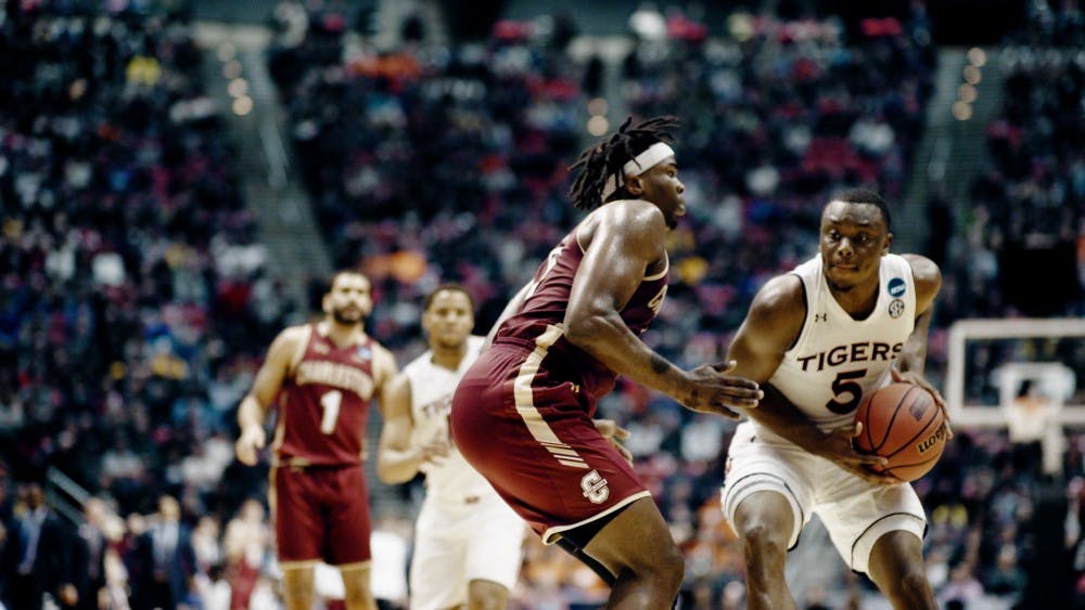 Mustapha Heron (5)&nbsp;during Auburn vs. College of Charleston on March 16, 2018 in San Diego, Calif.