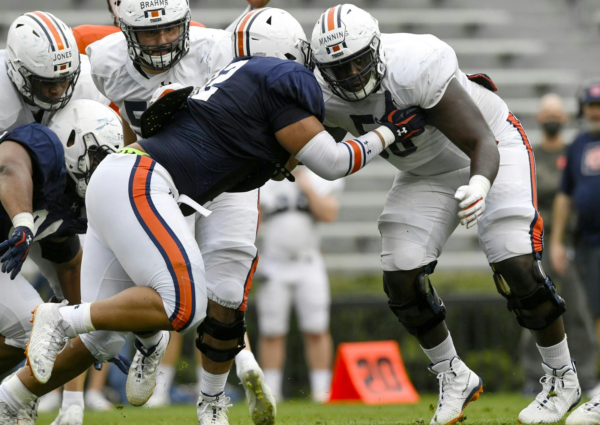 AU FB Scrimmage 