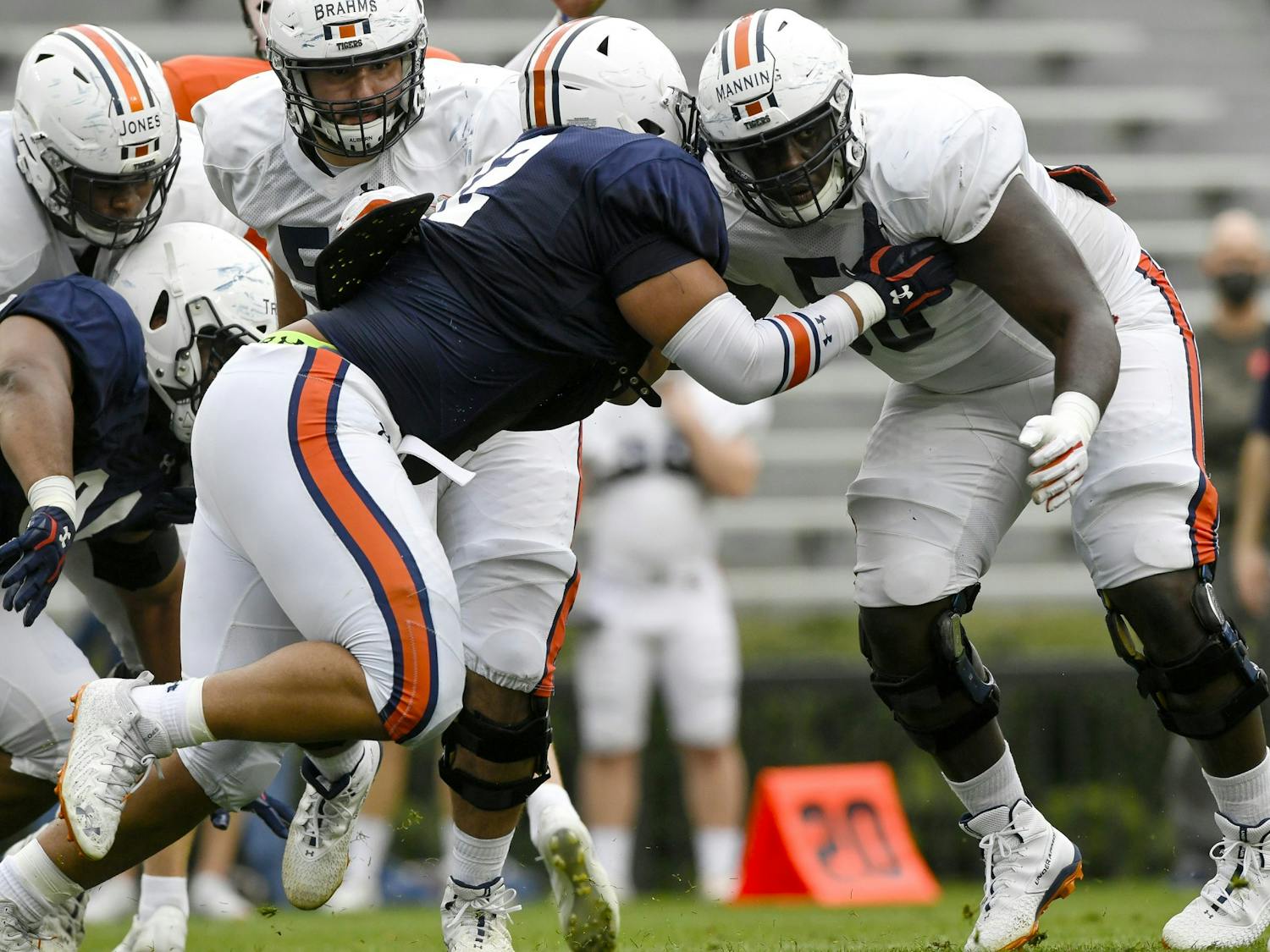 AU FB Scrimmage