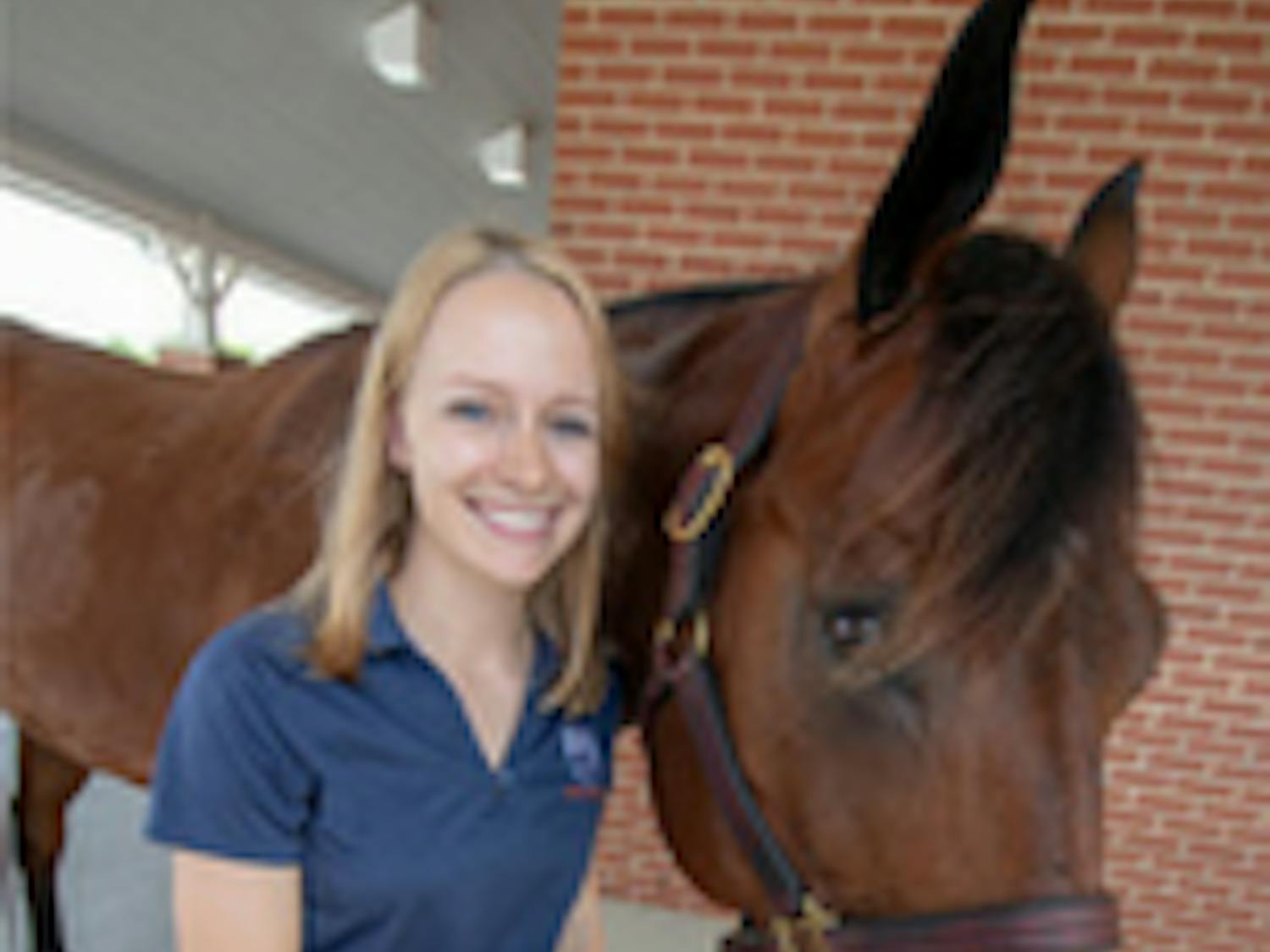 Rachel Pfeifle, a fourth-year student at Auburn University’s College of  Veterinary Medicine, has been awarded a national $75,000 Coyote Rock  Ranch Veterinary Scholarship.