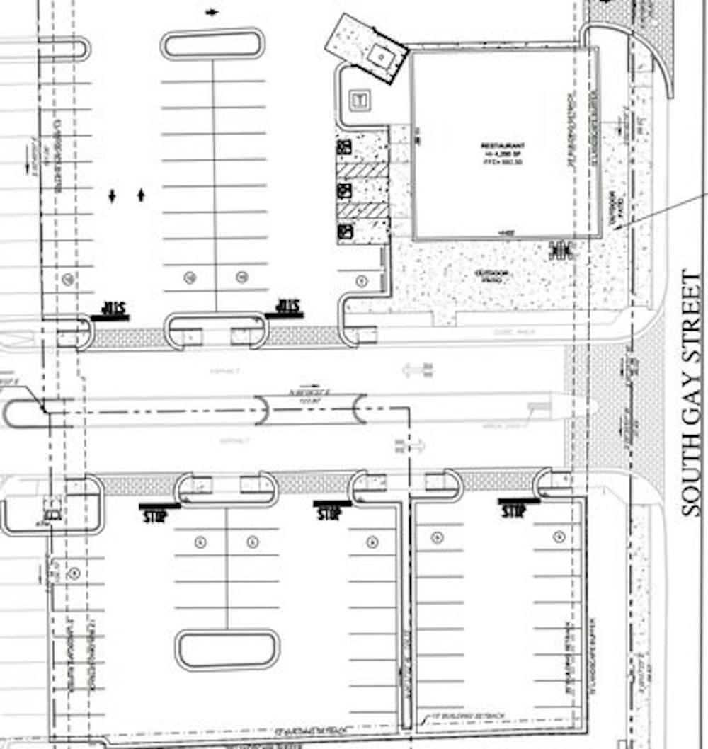 Planned layout of the properties at 340 and 344 S. Gay St. <i>(Contributed by the City of Auburn)</i>