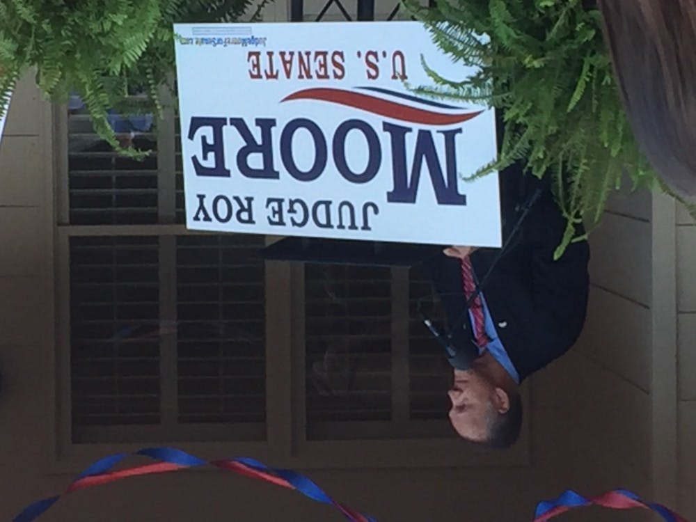 Roy Moore in Auburn