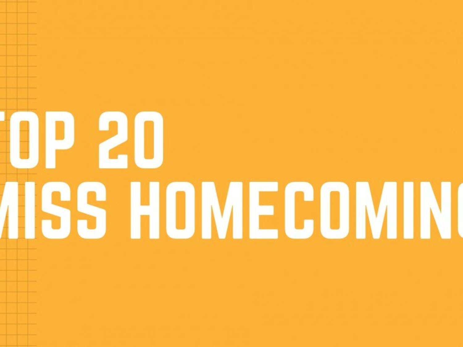 Miss Homecoming Top 20