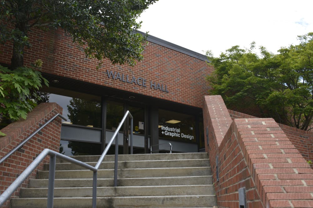 <p>Wallace Hall on the Auburn University campus on June 4, 2020 in Auburn, Ala.</p>