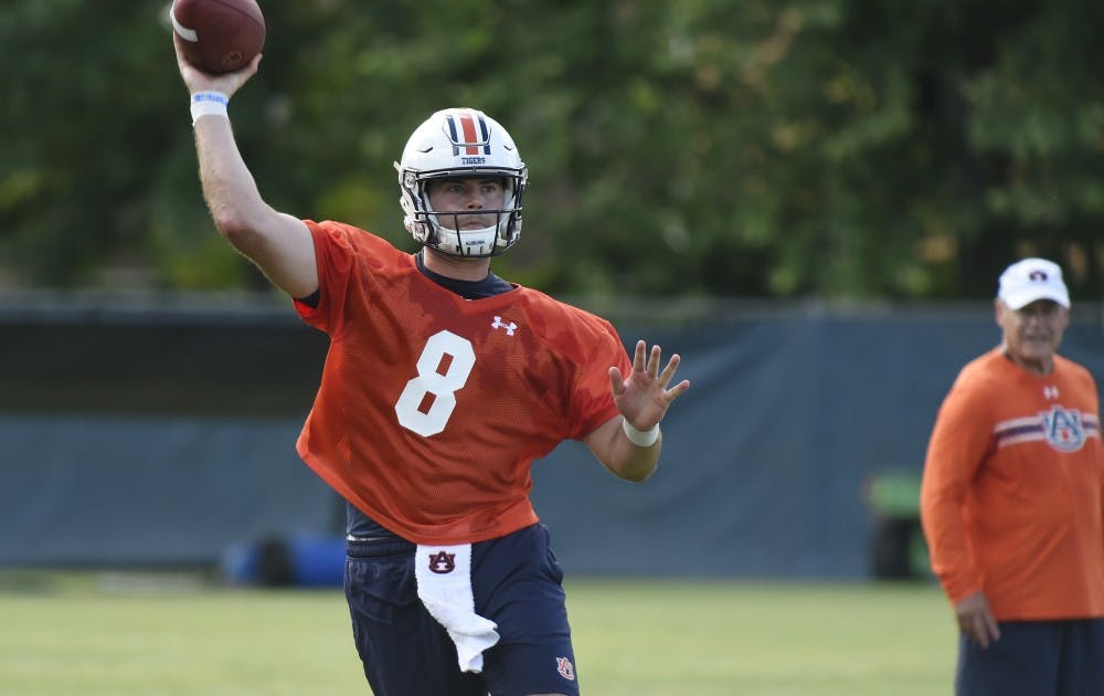 Jarrett Stidham
Auburn football practice on Saturday, Aug. 4, 2018 in Auburn, Ala.
Todd Van Emst/AU Athletics 