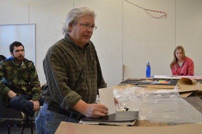 Barry Fleming, associate professor of art, said he enjoys giving students a different perspective.