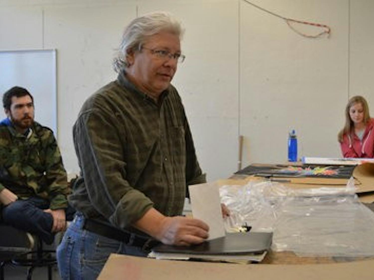 Barry Fleming, associate professor of art, said he enjoys giving students a different perspective.