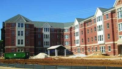 Department of Housing and Residence Life announce back-up plan in case phase three buildings of The Village don't meet deadline.