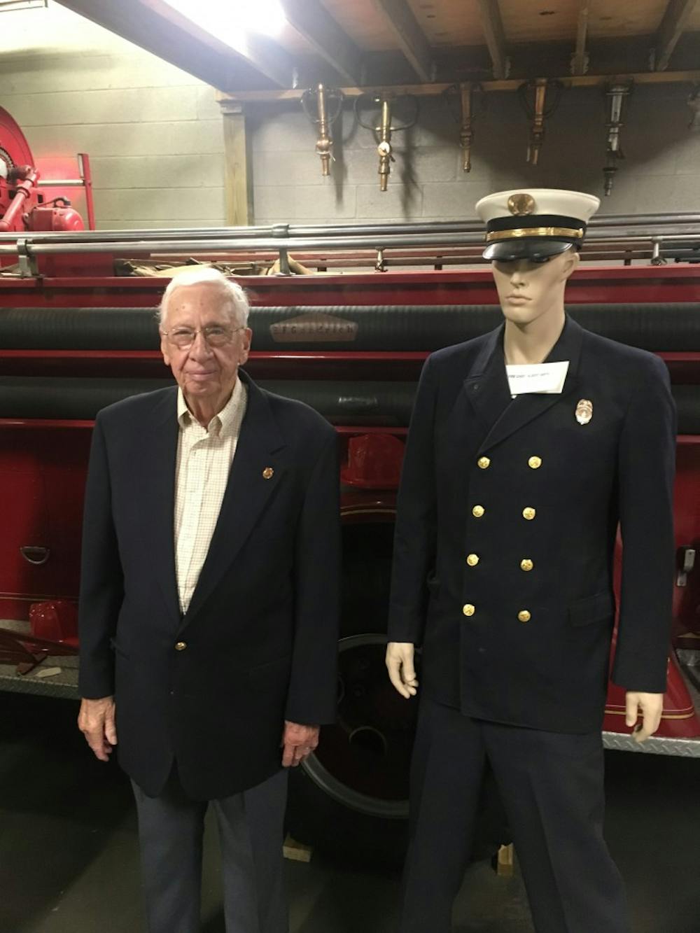 <p>Exhibit with historic artifacts unveiled by Opelika safety departments on June&nbsp;28, 2018.</p>