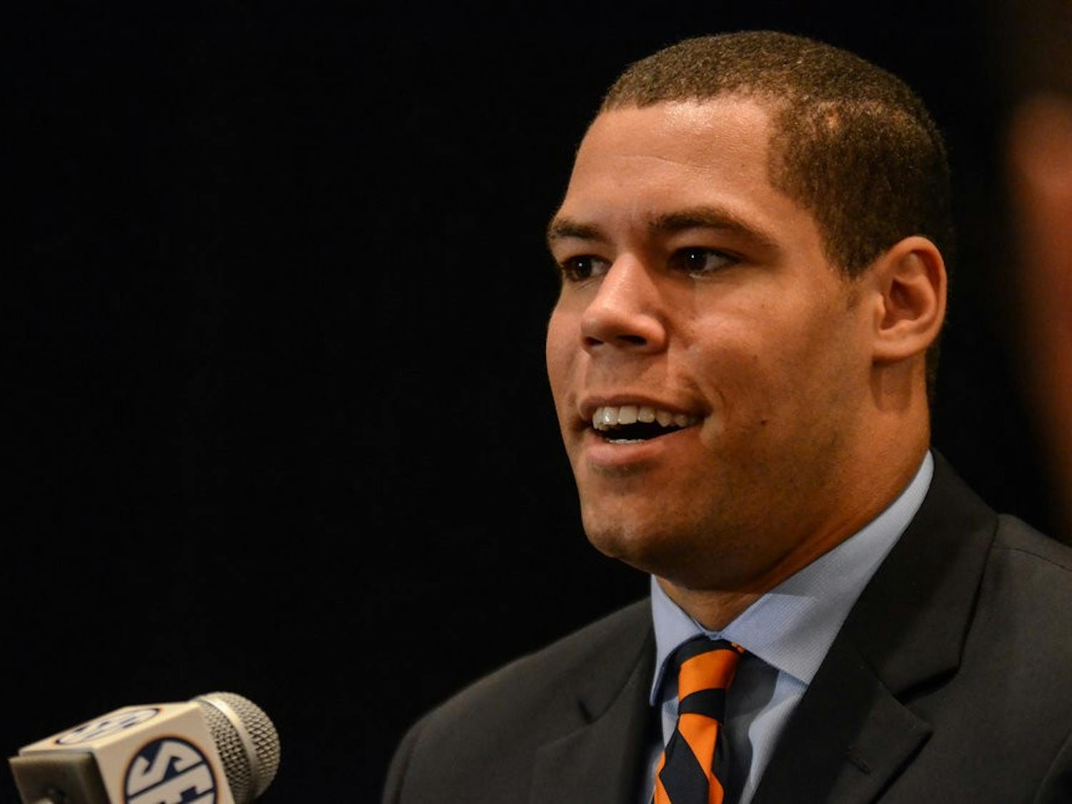 C.J. Uzomah replaced Nick Marshall at SEC Media Days.
Raye May / PHOTO & DESIGN EDITOR
