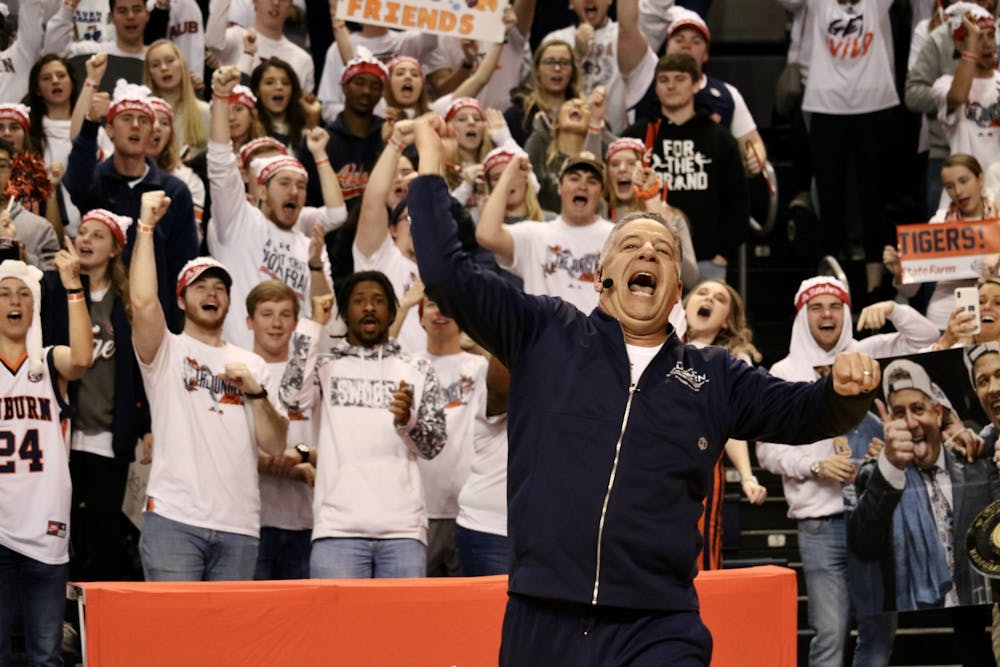 Bruce Pearl during College Game Day on Saturday, Feb. 1, 2020, in Auburn, Ala. 