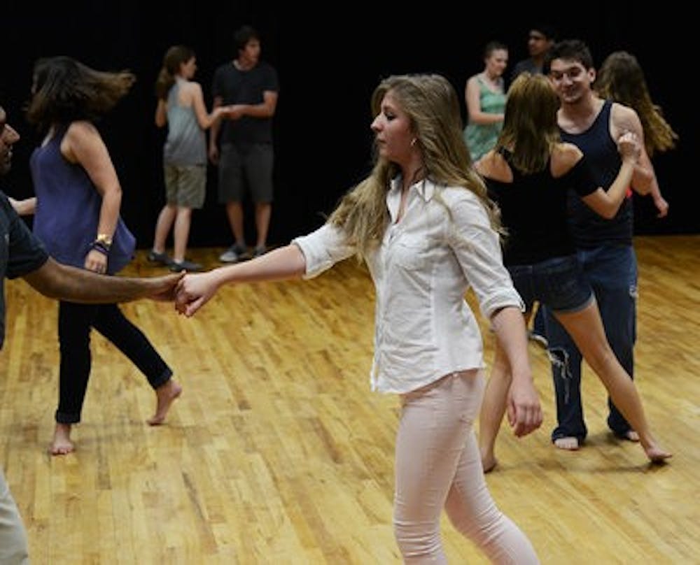 Auburn University Swing Dance Association hosts lessons and dances every Friday night during the summer semester. (Raye May | Photo & Design Editor)