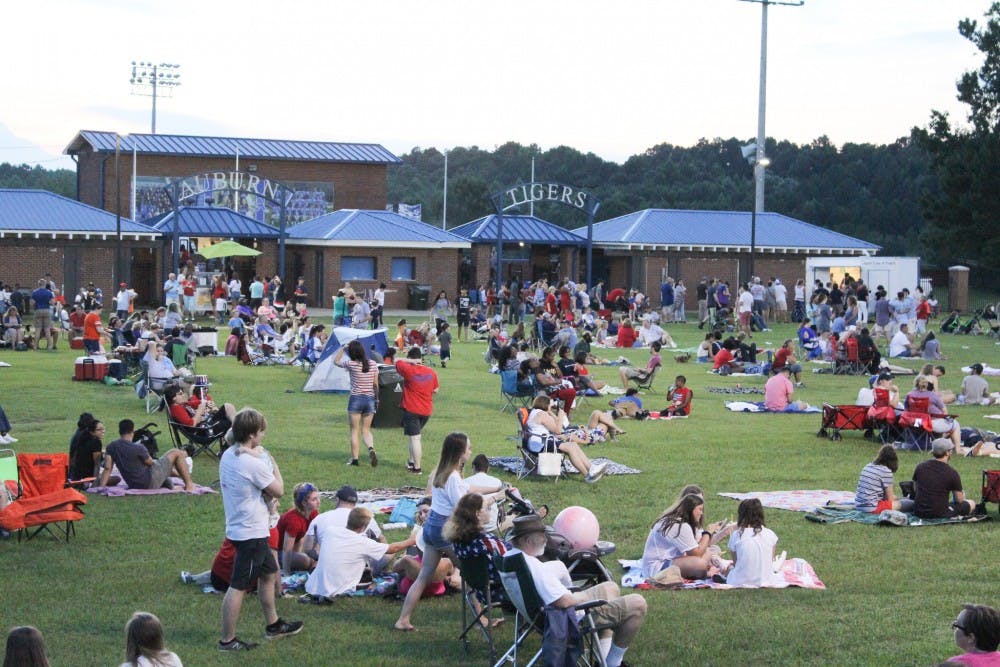Members of the Auburn community enjoying the festivities at the annual Independence Day Celebration on July 4, 2018, in Auburn, Ala.&nbsp;