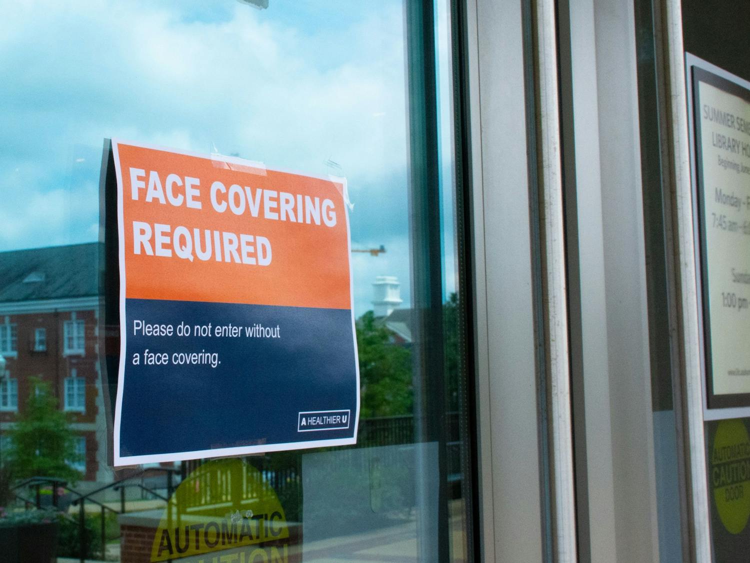 Face-coverings-door