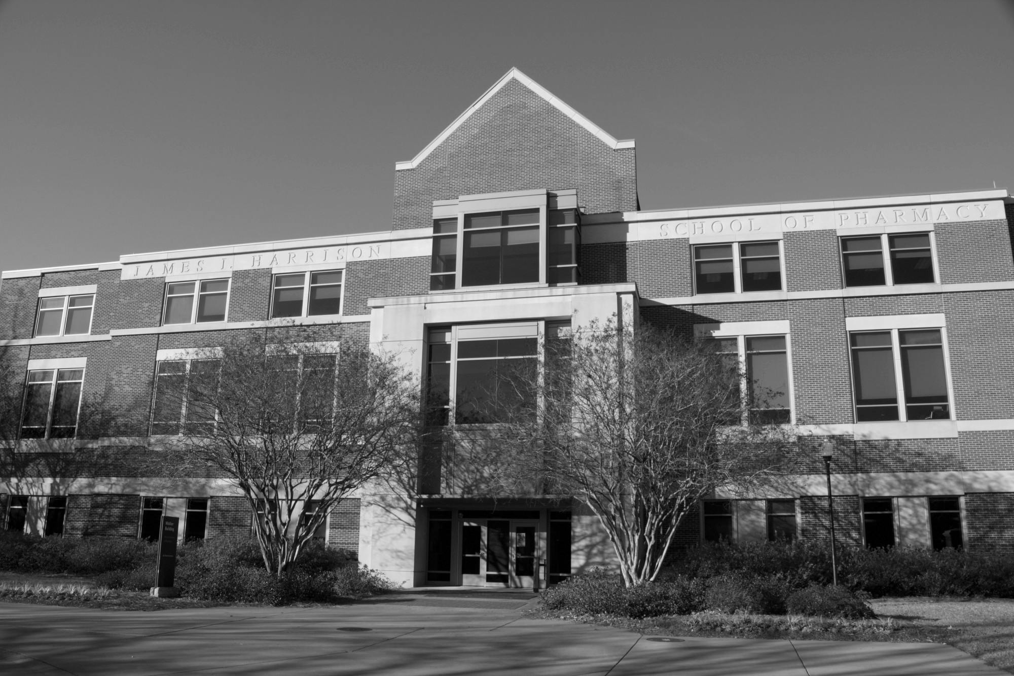 Pharmacy school black and white