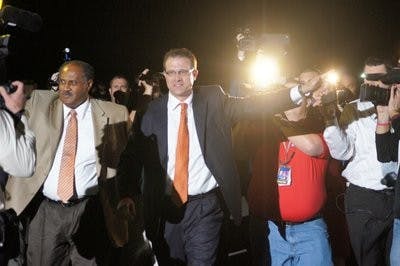 Gus Malzahn, former Auburn offensive coordinator and head coach of Arkansas State, was announced as the new Auburn football head coach today. (Robert E. Lee / Editor-In-Chief)