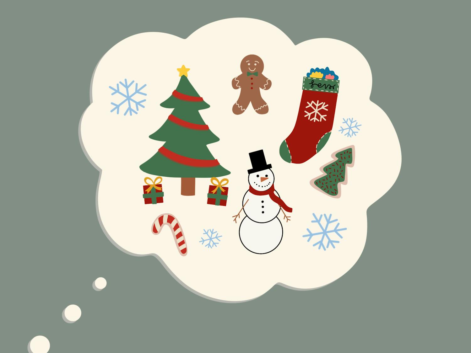 Childhood Christmas Graphic