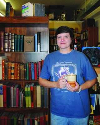 Tina Tatum graduated from Auburn in the '70s and now owns Gnu's Room bookstore. (Elaine Busby / Assistant Photo Editor)