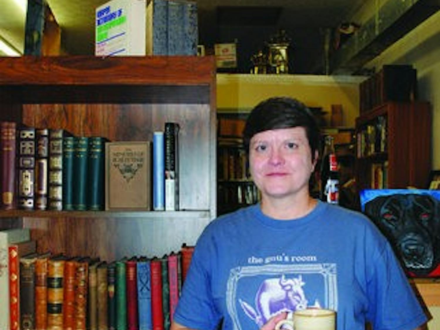 Tina Tatum graduated from Auburn in the '70s and now owns Gnu's Room bookstore. (Elaine Busby / Assistant Photo Editor)