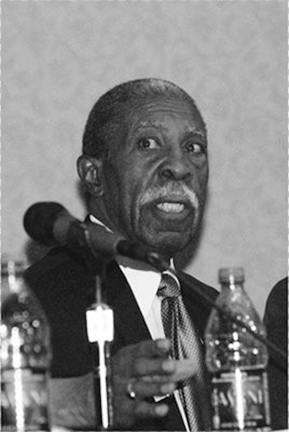 Franklin at the "Dialogue on Race, Integration and Education" event, Jan. 21, 2014