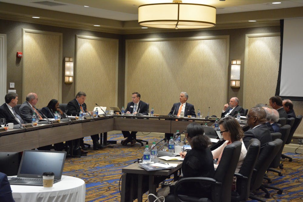 <p>Board of Trustees meeting on April 12, 2019 in the Hotel at Auburn.</p>