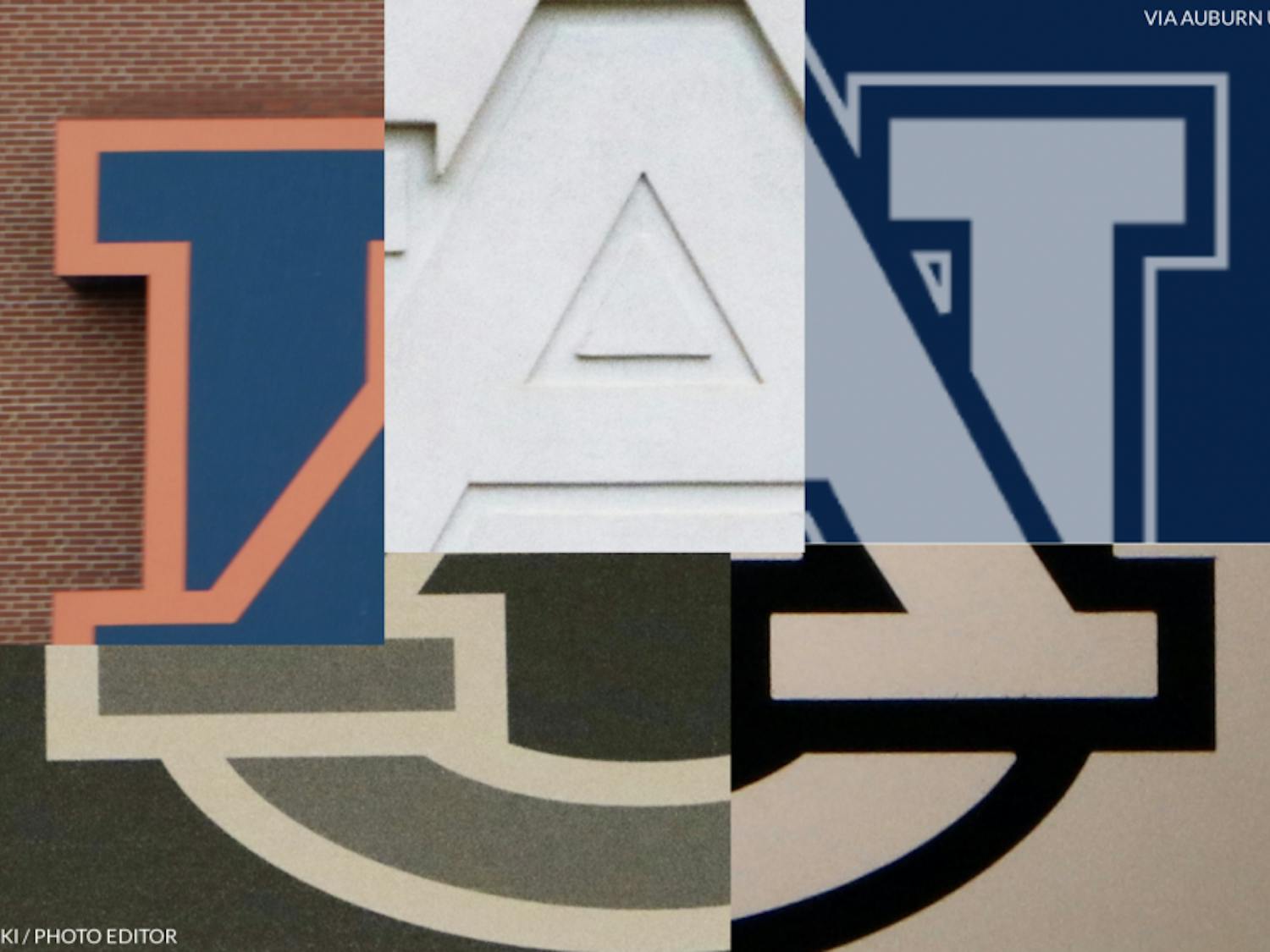 AU logo visual identity system