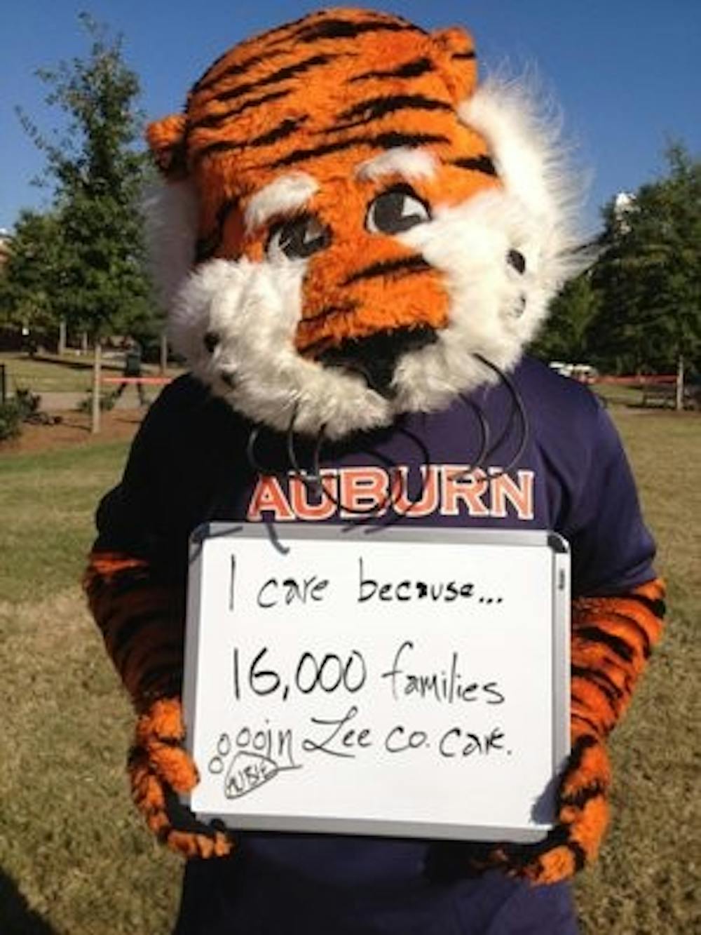 The Why Care Campaign collected over 2.500 Why Care photos from over 73 countries and grabbed the attention of Olympians, students from around the world and even pop stars like Christina Aguilera. (Contributed by Devin Yeomans).