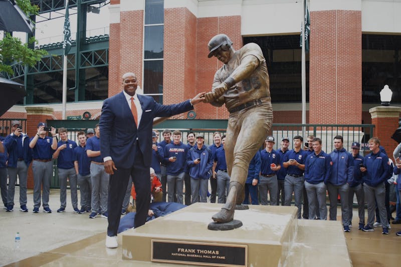 Auburn Baseball Shares Sneak Peek of Frank Thomas Statue - On Tap Sports Net