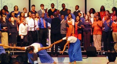 Contributed by William Powell, director of AU Gospel Choir