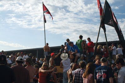Students participate in last Saturday's rodeo events. Profits made went to Storybook Farm Inc.