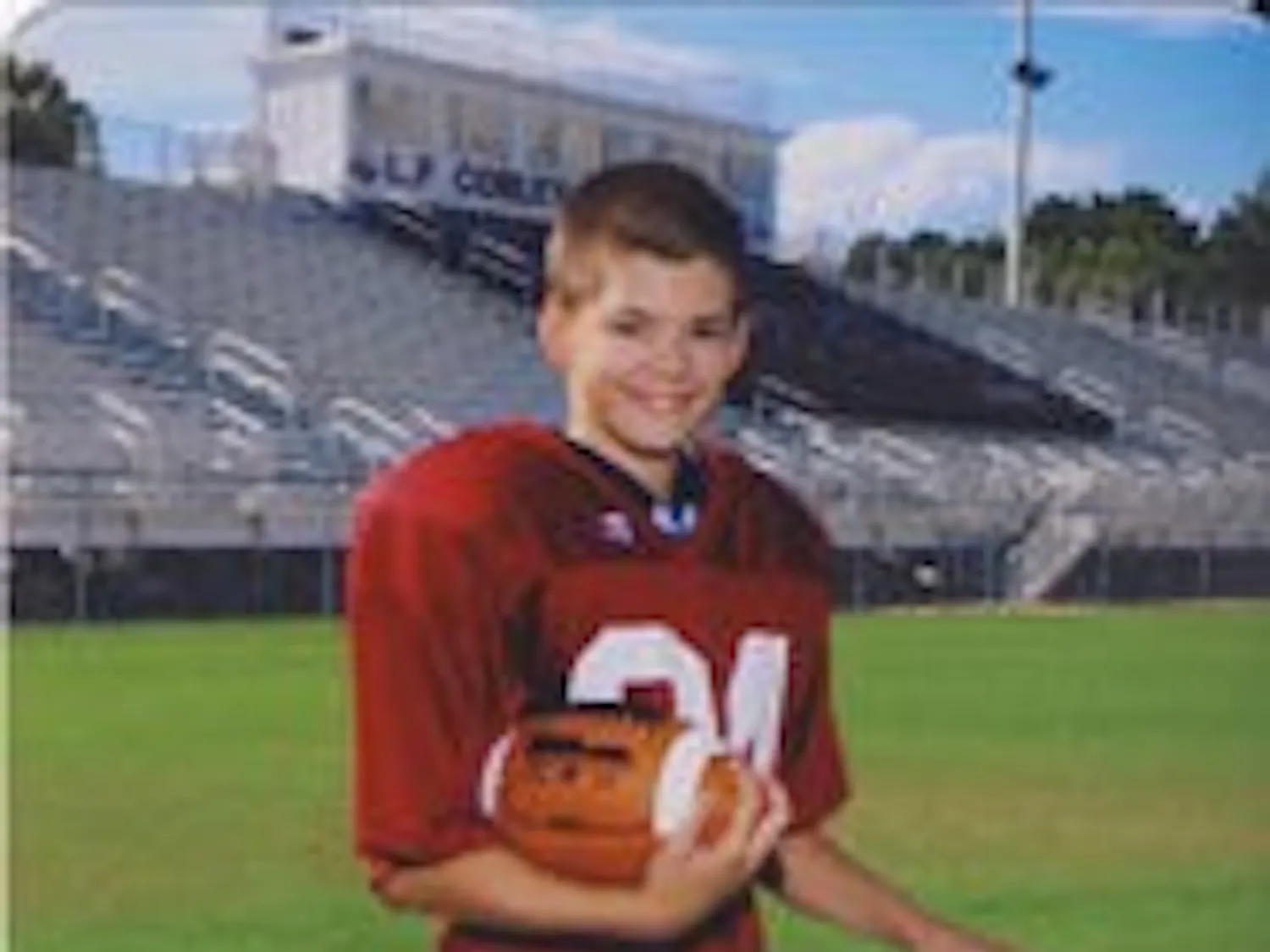 Peyton Williams of Boaz in his football uniform. (Contributed)
