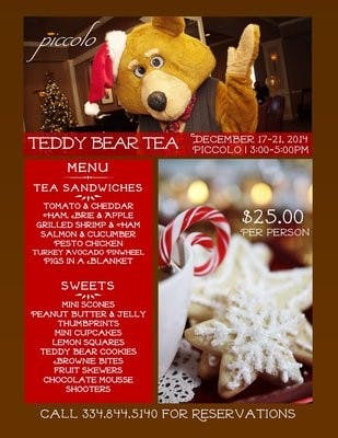 Teddy bear tea