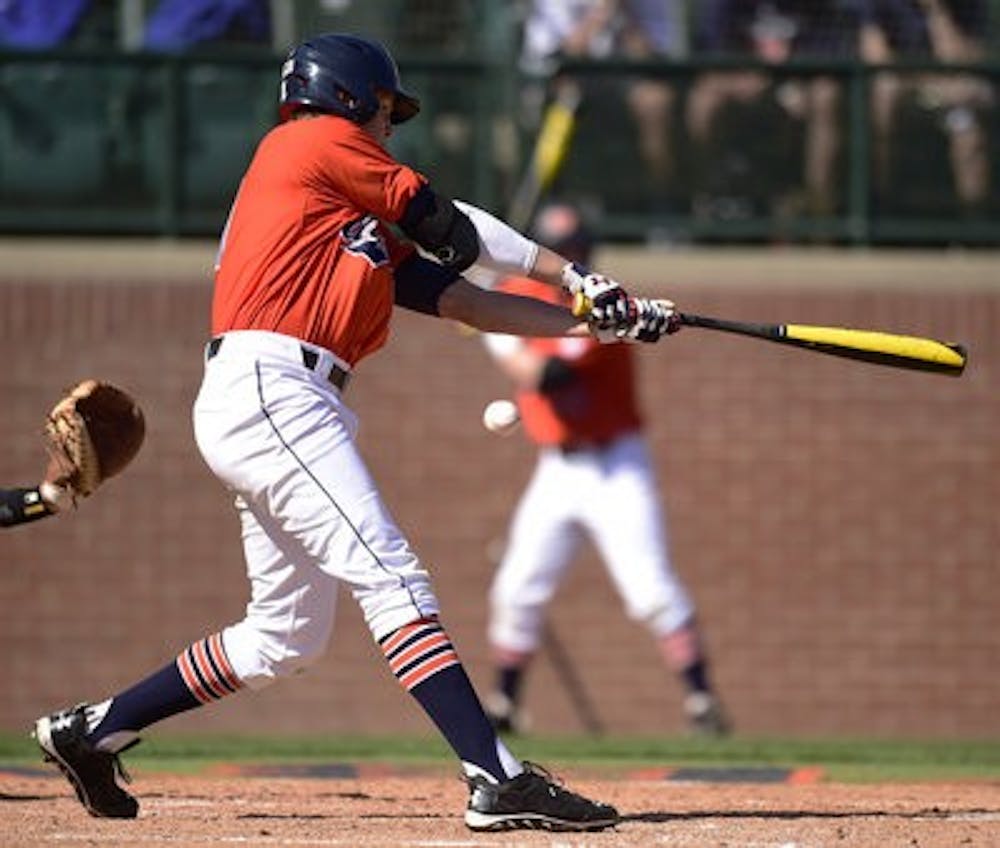 Sam Gilikin strikes out to end the eighth inning against South Carolina. (Contributed by Zach Bland)