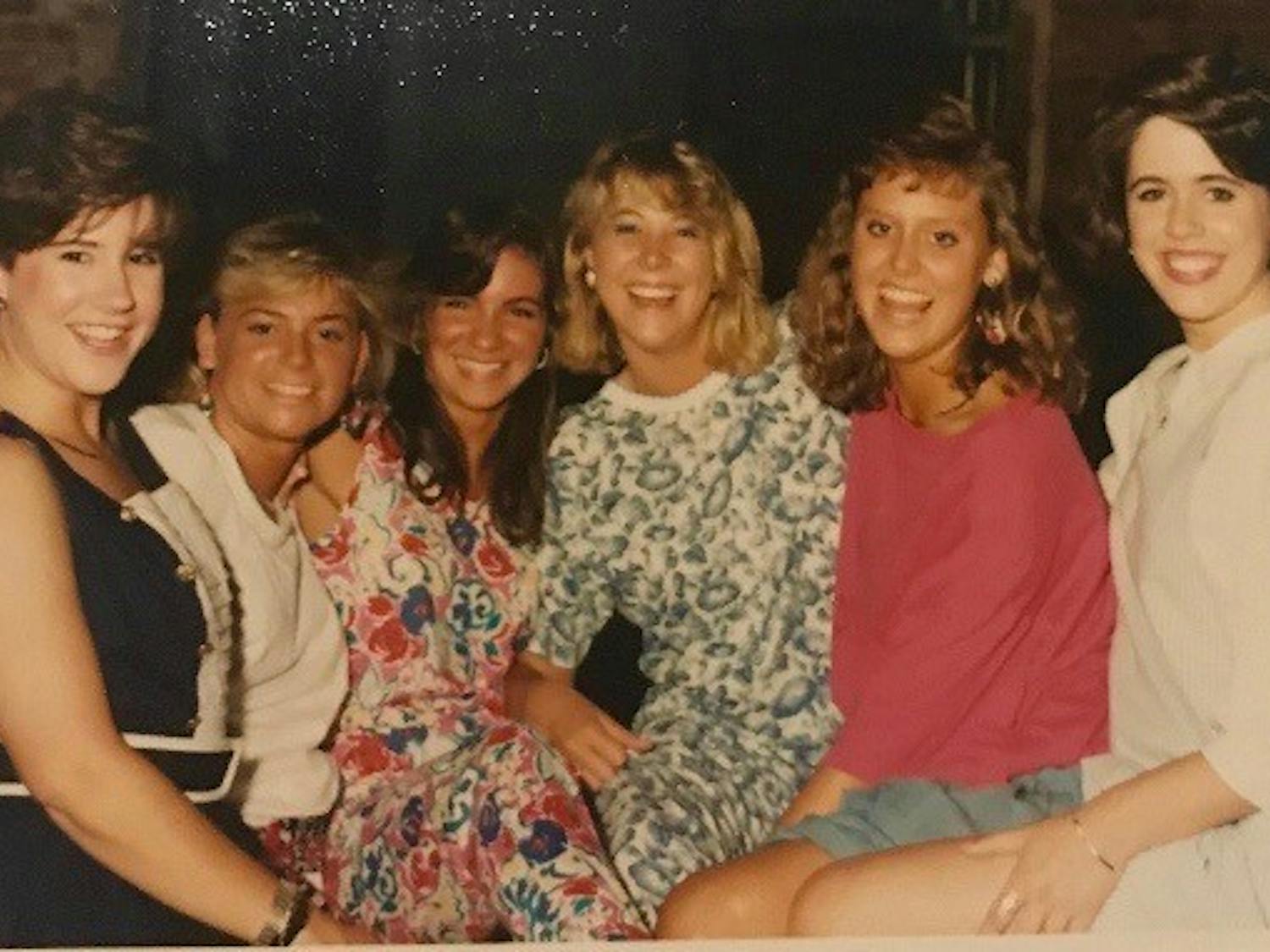 Ashley McCrary, far right, poses with some of her sorority sisters during her time at Auburn.