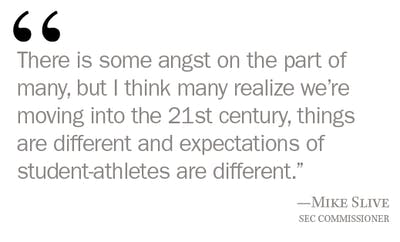 mike slive pull quote