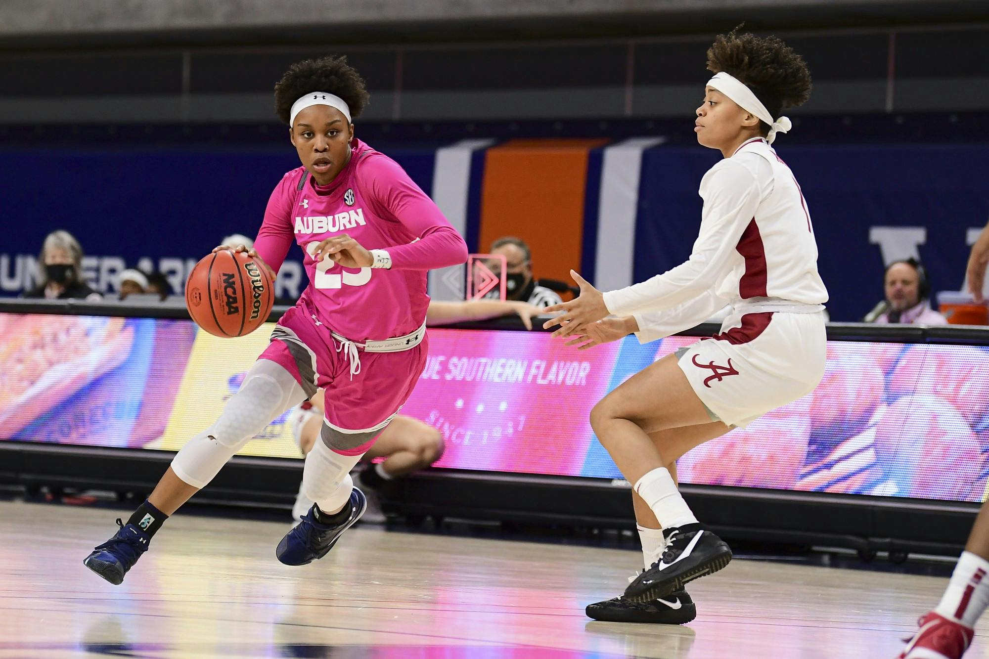 Honesty Scott-Grayson and Megan Abrams wbb aub vs ala 20210214 SL1_9478 edited.JPG