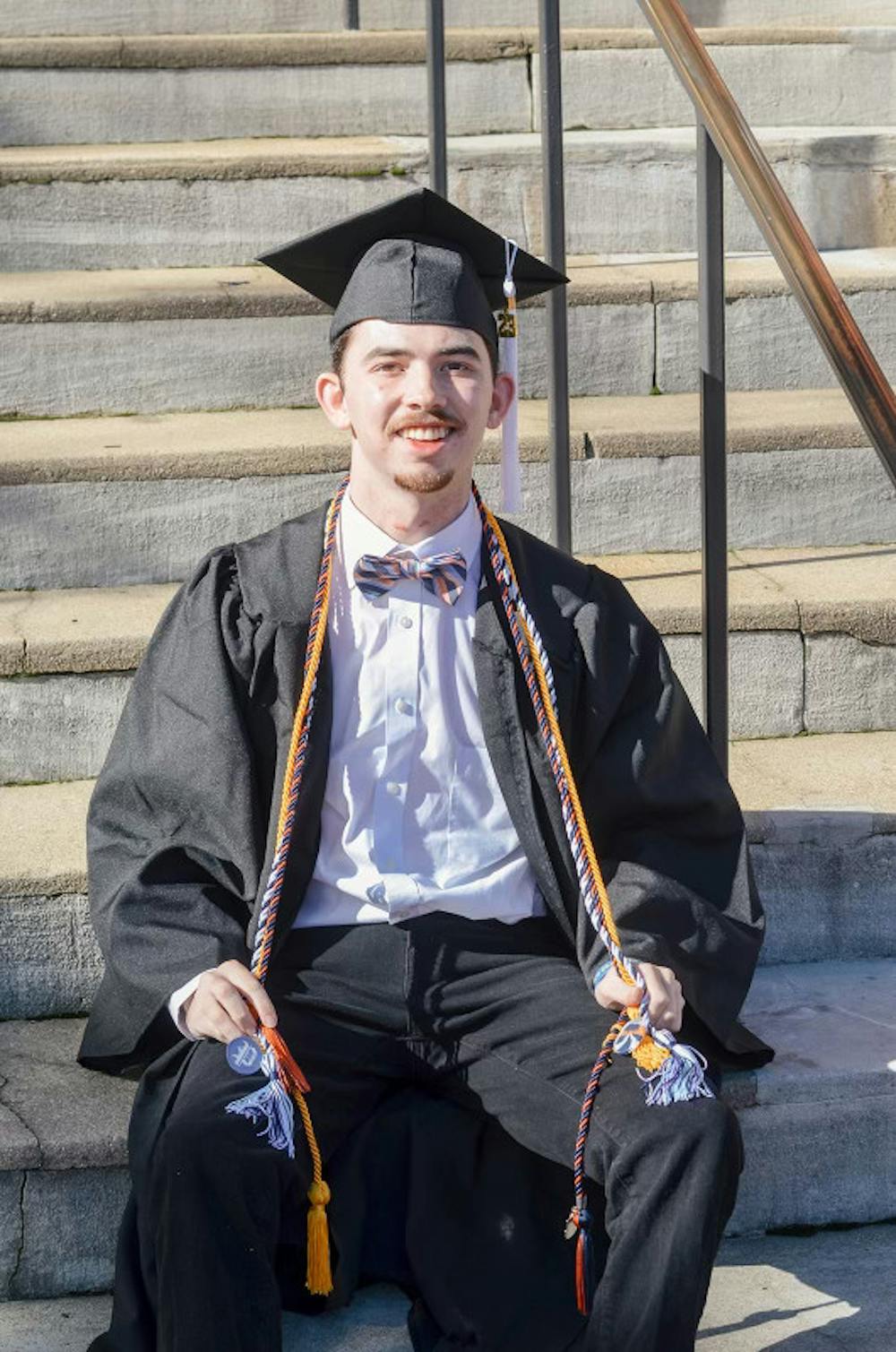 On Saturday, Dec. 9, Auburn Plainsman writer Noah Griffith graduated from Auburn University with a degree in journalism. Photo contributed by Noah Griffith, taken by Sara Roppel, Auburn senior in special education. 