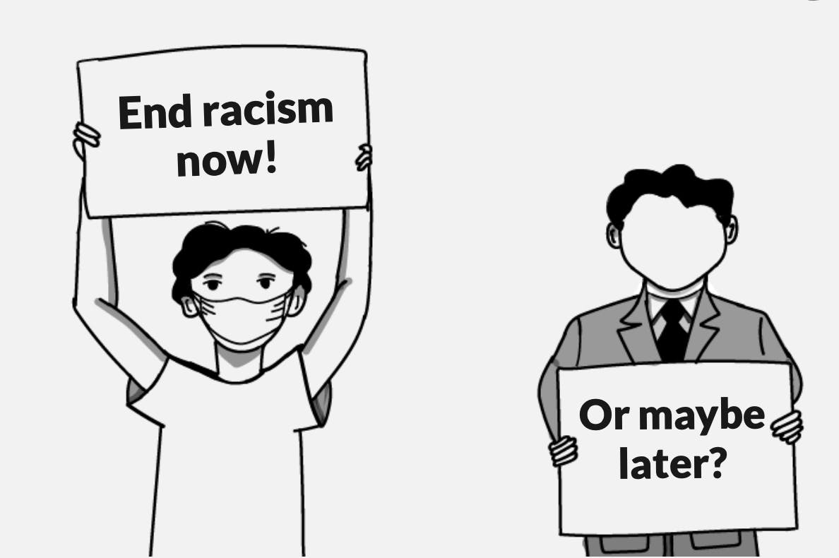 End racism now