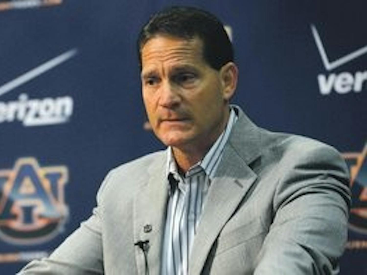 At his Tuesday press conference, Gene Chizik praised the "explosive" Texas A&M offense saying the Aggies "lead the league offensively in just about every category there is." (Courtesy of Todd Van Emst)