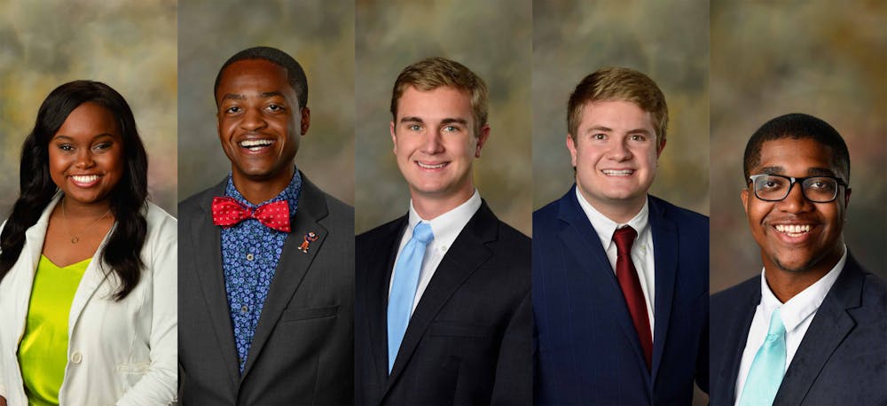 <p>Candidates for SGA president debated at 6 p.m. on Monday, Feb. 3, 2020.</p>