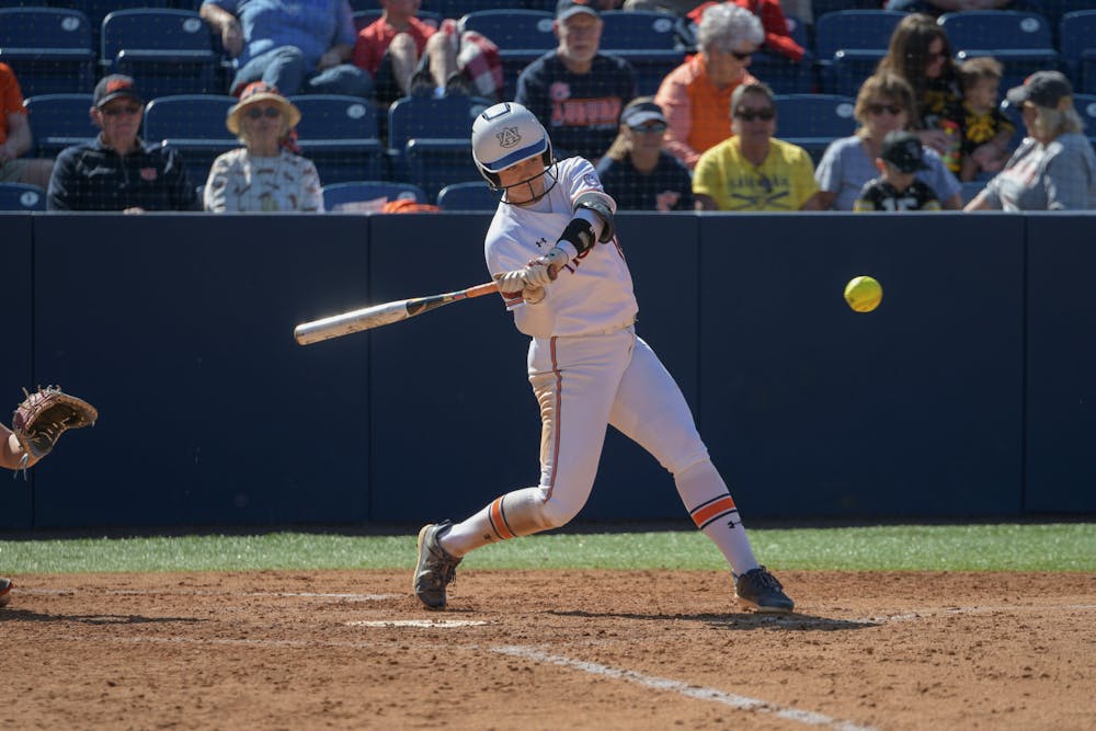 Auburn Softball plays doubl header against Lousiana Tech University and Georgia Tech winning both games on April 5th 2024 at Jane B. Moore Field