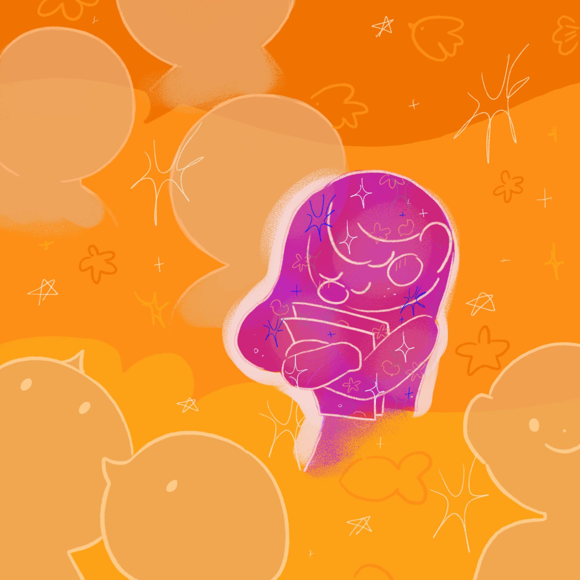 “Being an introverted student” Graphic