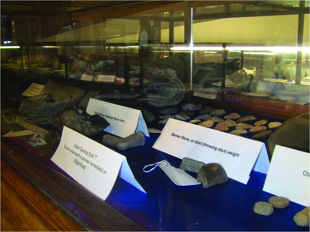 <p>Native American artifacts recovered from the East Alabama area.</p>