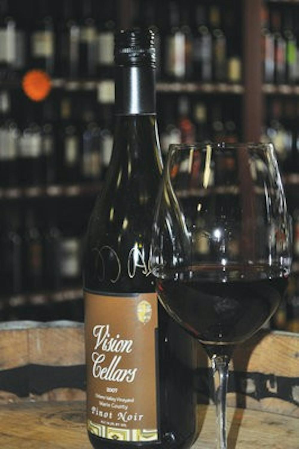 Vision Cellars Pinot Noir is an approachable red wine that has been served at the White House. (Christen Harned / ASSISTANT Photo Editor)
